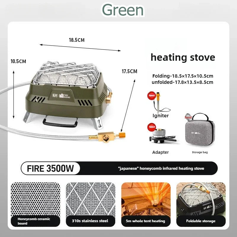 Portable Nomad Camping Stove Multi-Purpose Heater