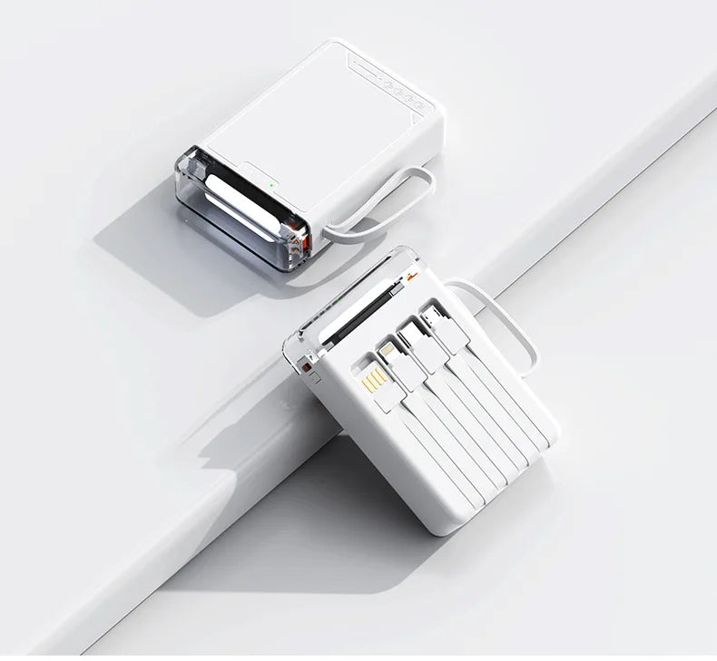 Mini Cute Built-in Cable LED Powerbank