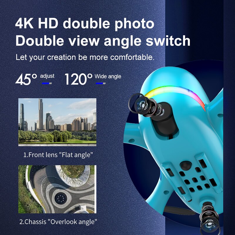 Easy Fly Dual Camera Mini Pocket Drone