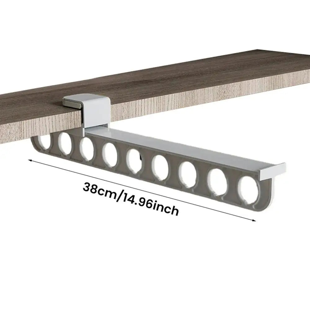 Slide Hang Retractable Closet Hanger Rack
