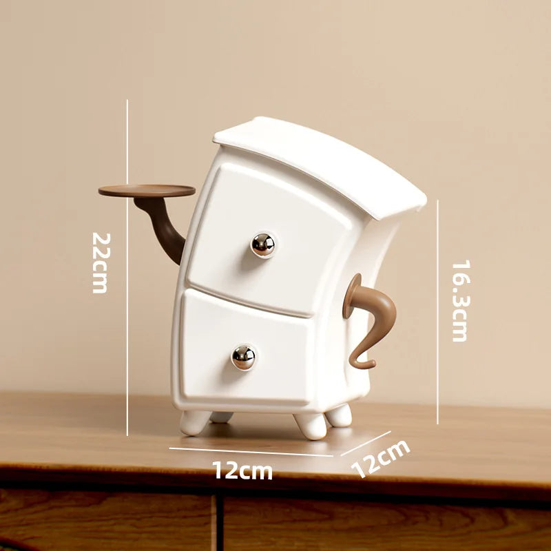 Sassy Mini Drawer Jewelry Storage Cabinet