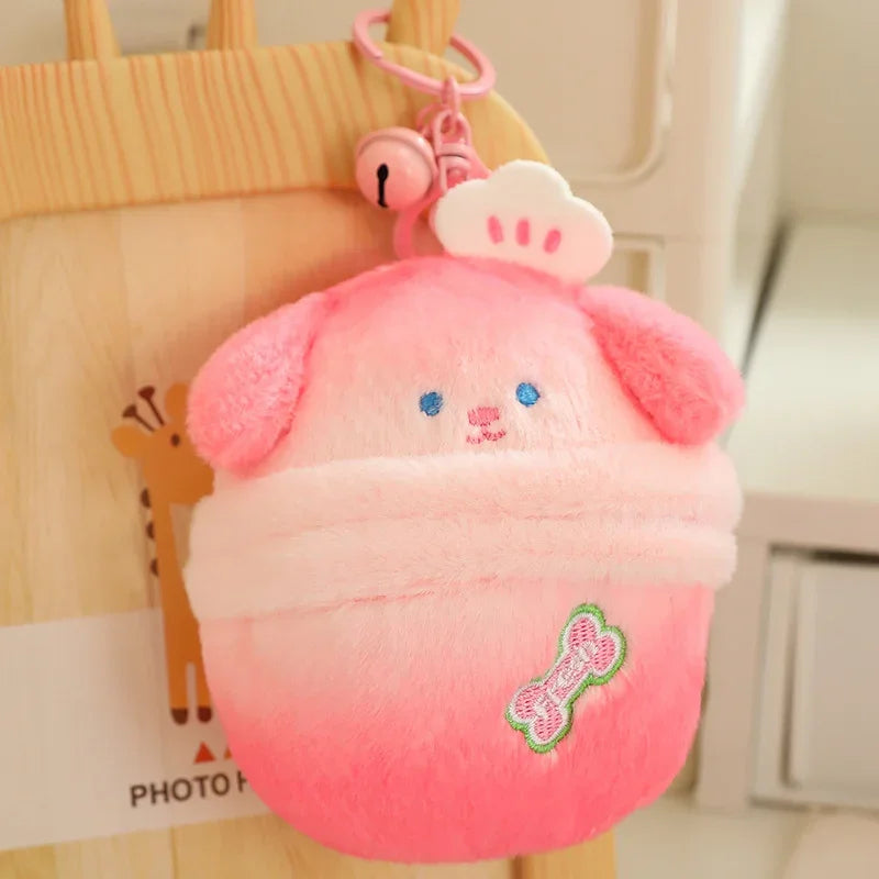 Surprise Kawaii Animals Plush Keychain