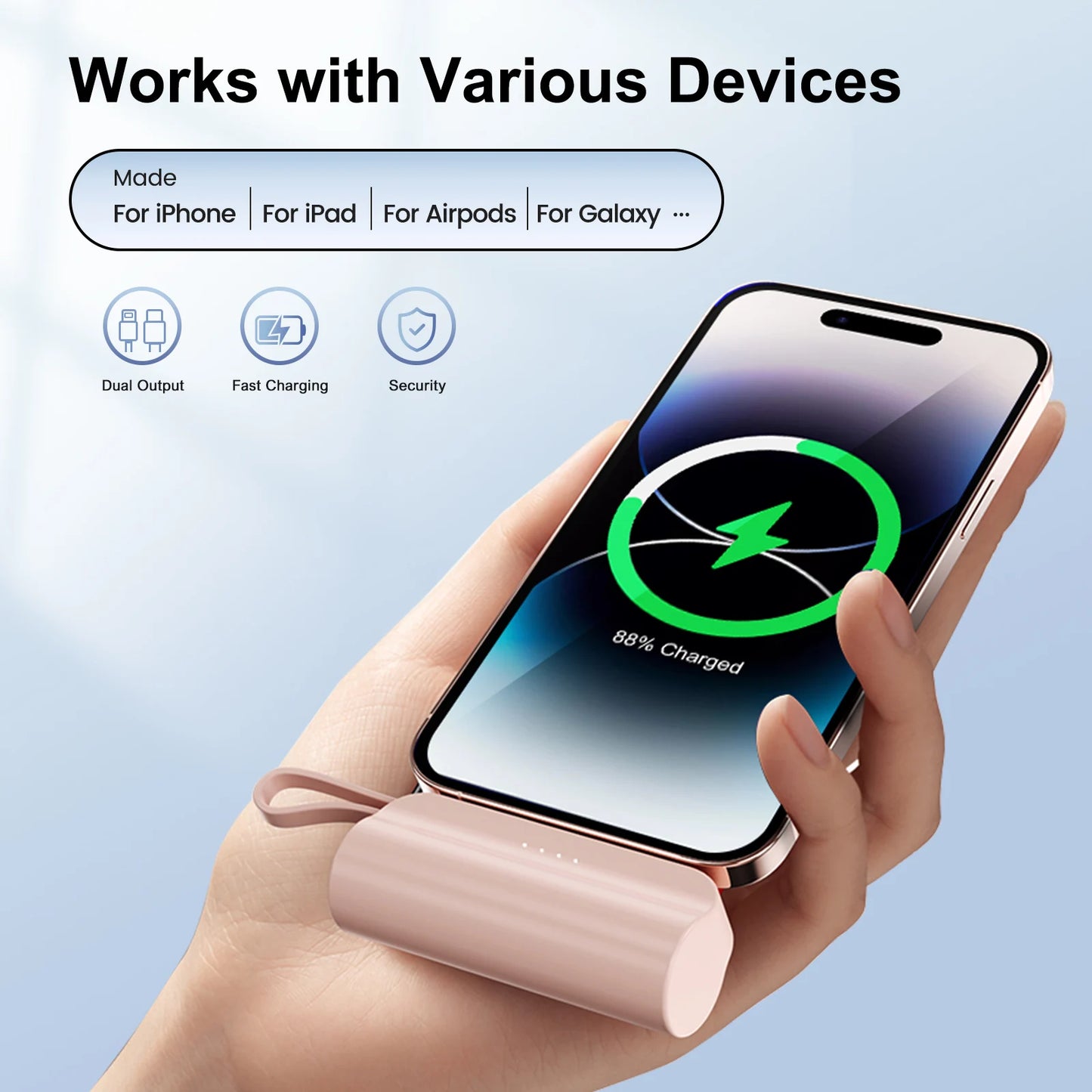 Ready-to-Go Mini Portable Powerbank