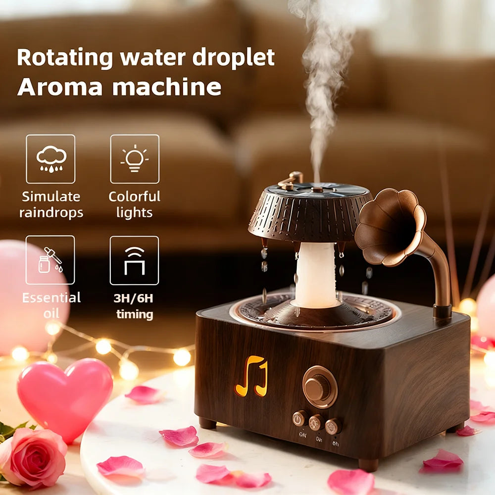 Vintage Rotating Gramophone Air Humidifier