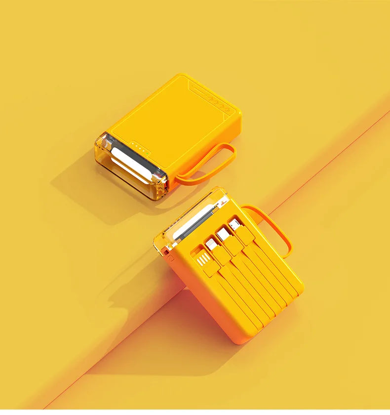 Mini Cute Built-in Cable LED Powerbank