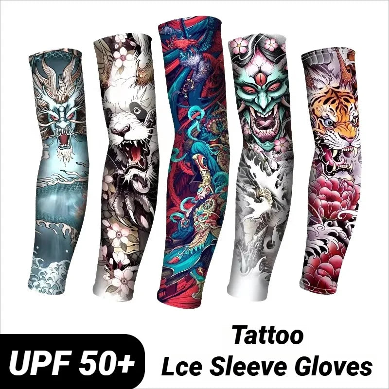 Sun Protection Long Arm Tattoo Sleeves