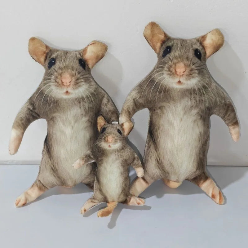 Cheese-dream Plush Mouse Cubicle Buddy Toy