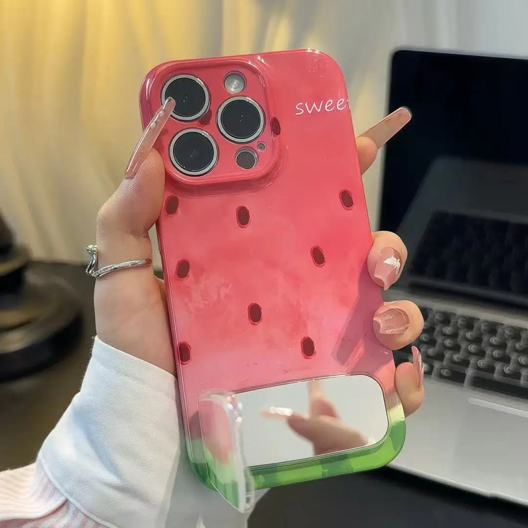 Juicy Shell Mirror Watermelon iPhone Case