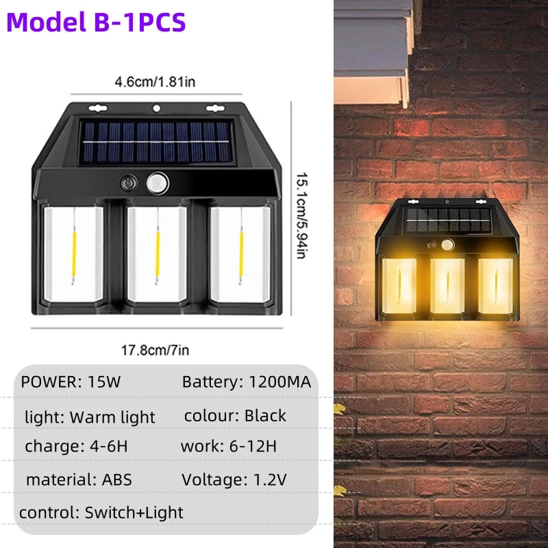 Night Guard LED Solar Wall Waterproof Lamp