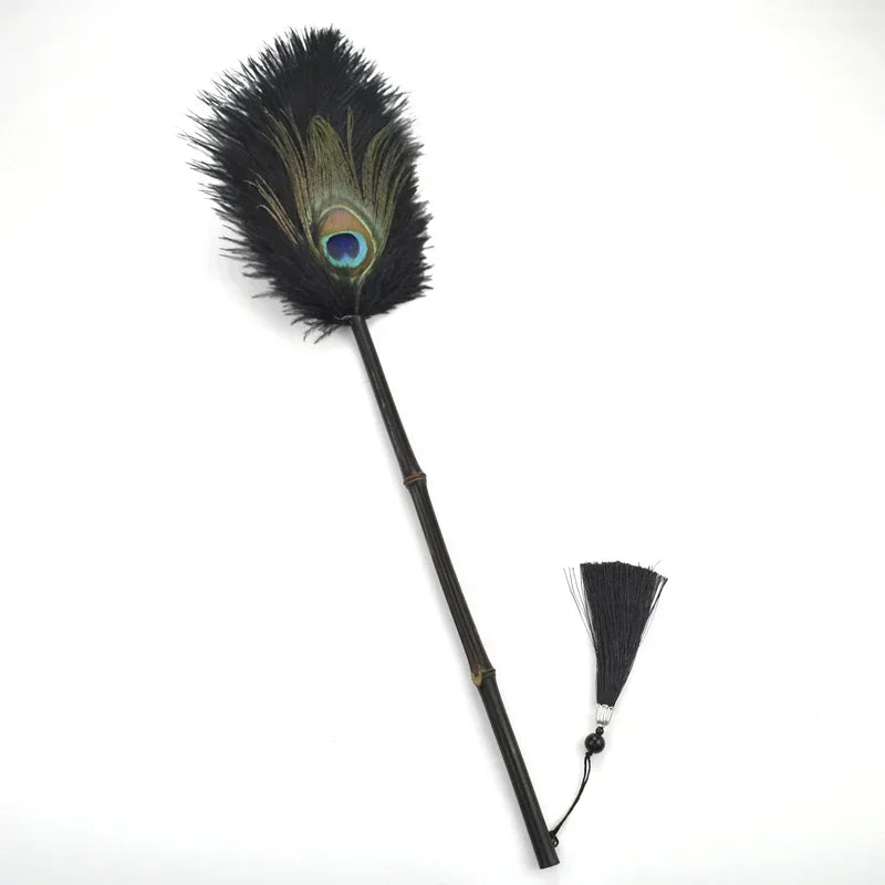 Peacock Feather Anti-Static Dusting Brush