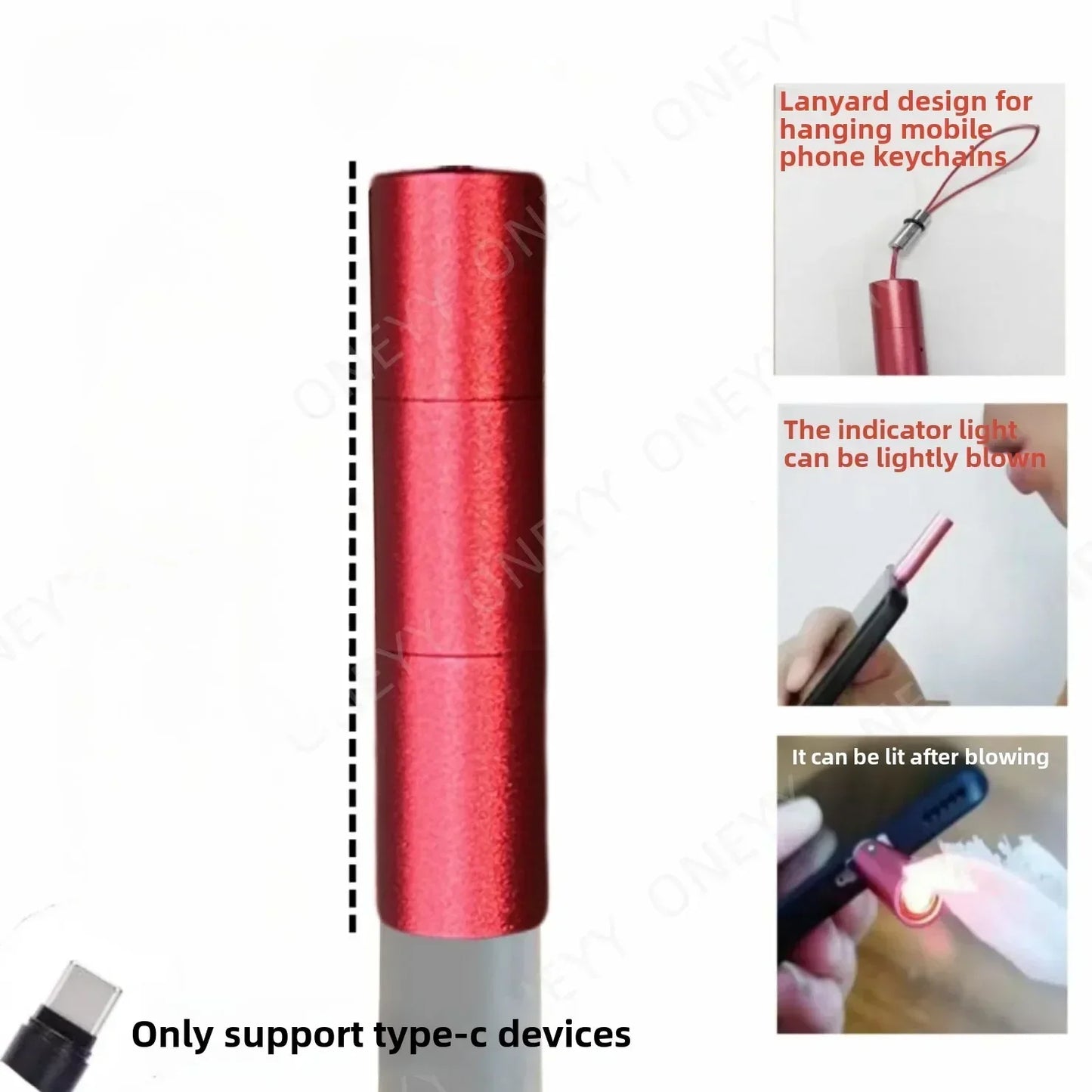 Heat Coil Breath Trigger Windproof Phone Lighter