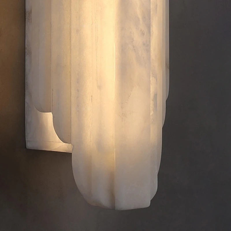 Art Deco Marble LED Wall Sconce Lamp