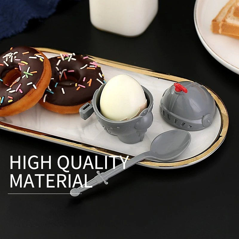 Medieval Knight Armor Egg Holder Set