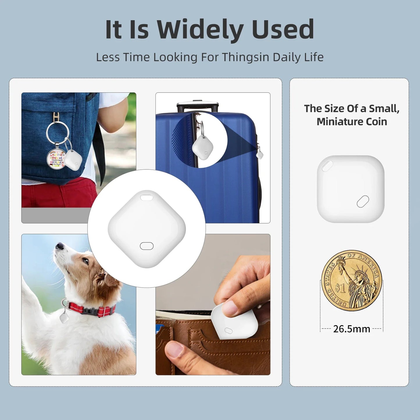 Secure Tag Mini GPS Anti Lost Bluetooth Tracker