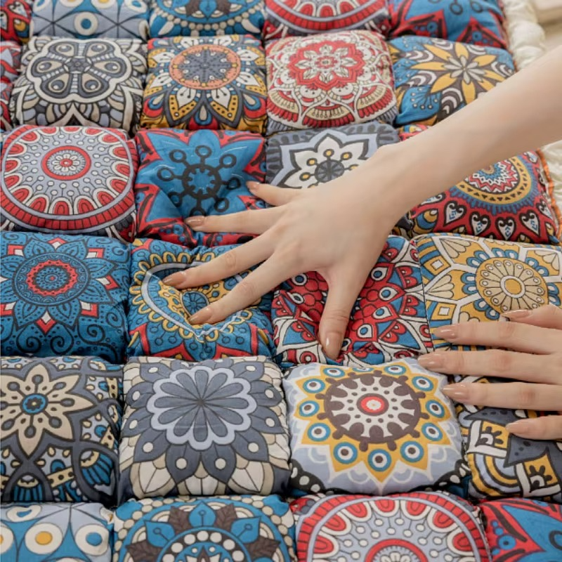 Bohemian Style Cushion Cotton Couch Pad