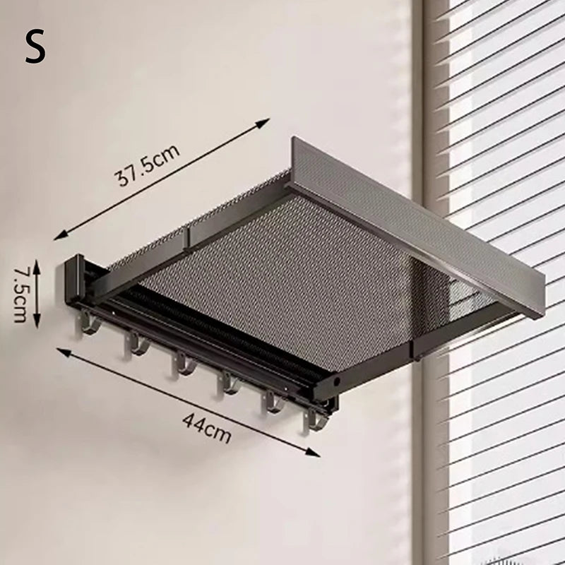 Ultra Suction Expandable Towel Storage Organizer Rack
