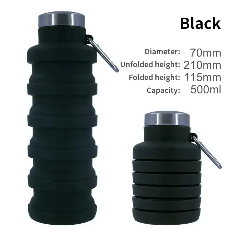 Collapsible Travel Friendly Water Bottle