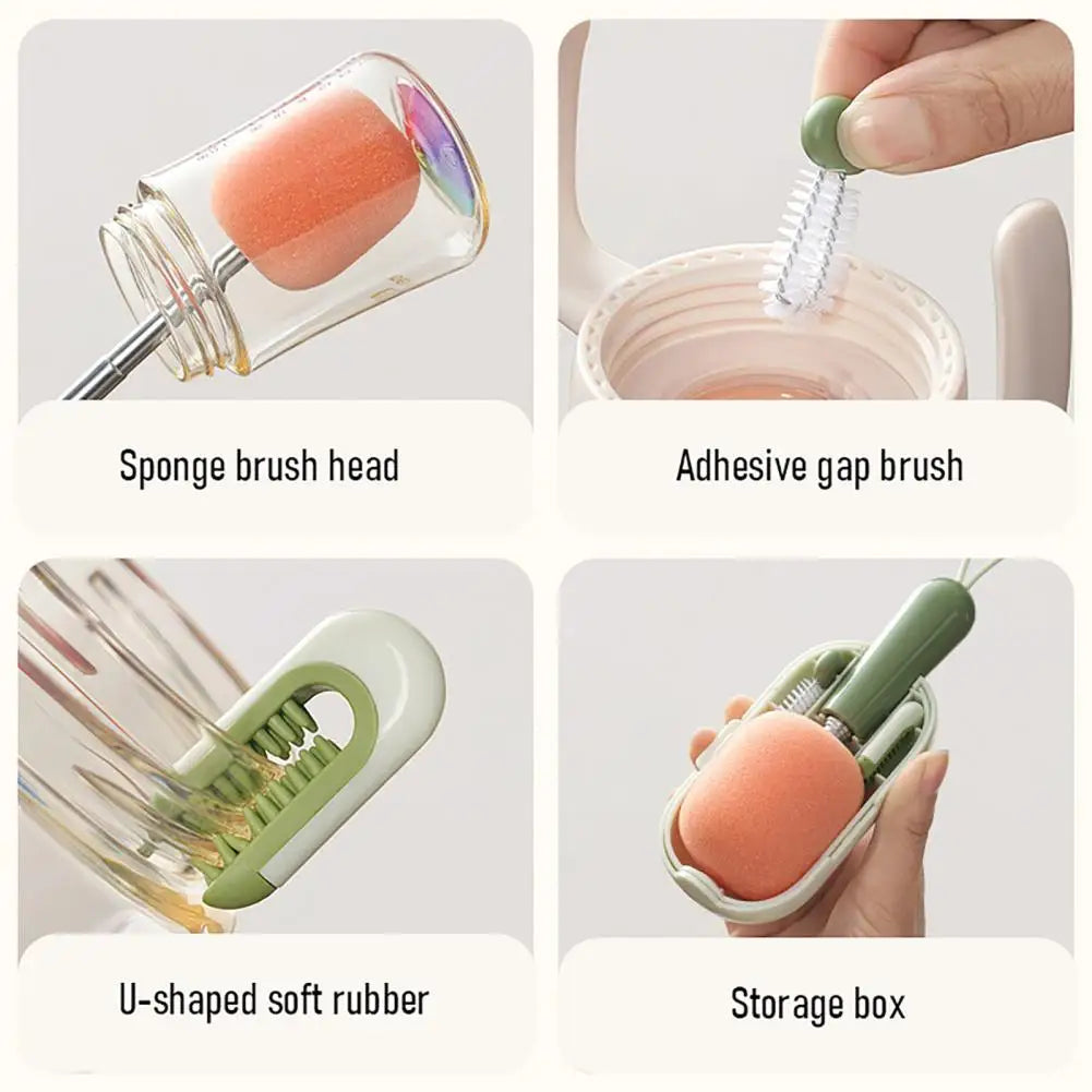 3in1 Telescopic Cup Cleaning Brush Set
