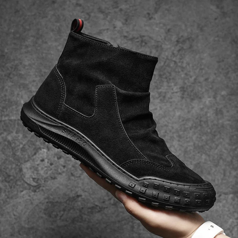 Motorcycle Weather-Resistant Slip-On Boots