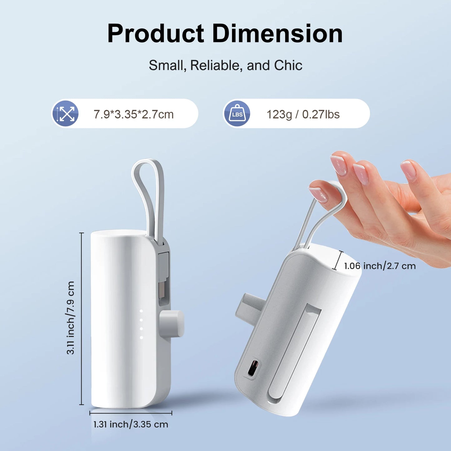 Ready-to-Go Mini Portable Powerbank