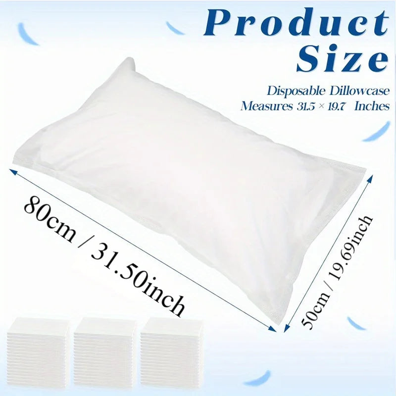 Rest Easy Disposable Travel Pillow Cover