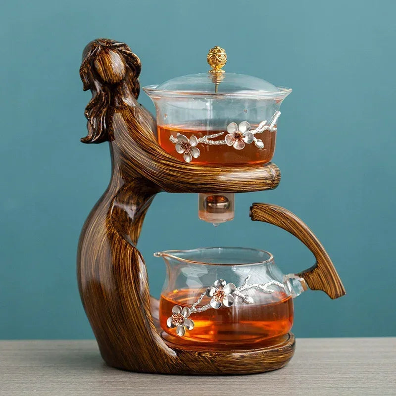 Nature Harmony Wooden Teapot