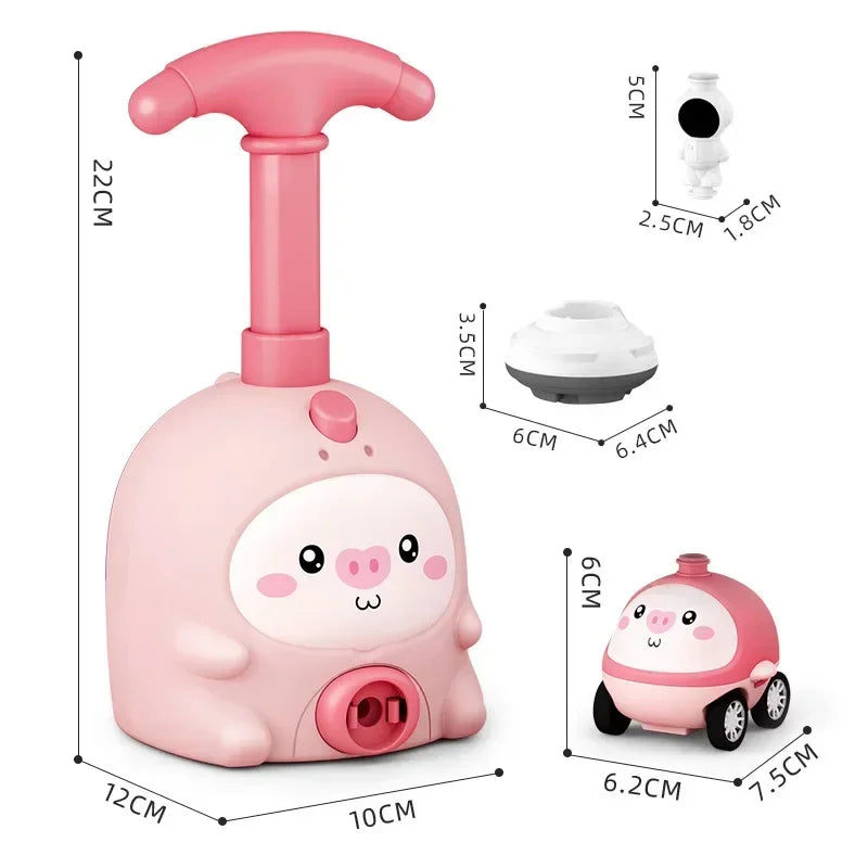 Cute Animal Design Air-Powered Balloon Launcher