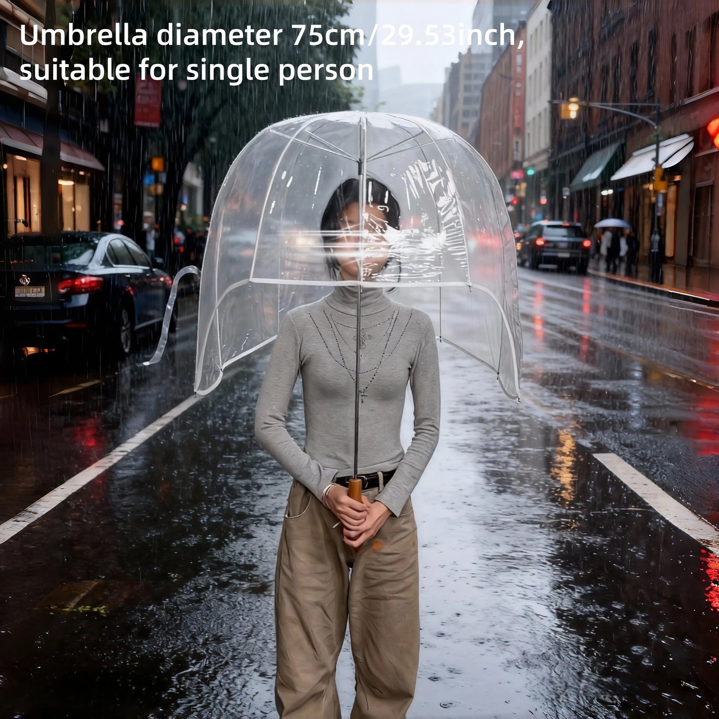 Never Wet Full Cover Bubble Umbrella