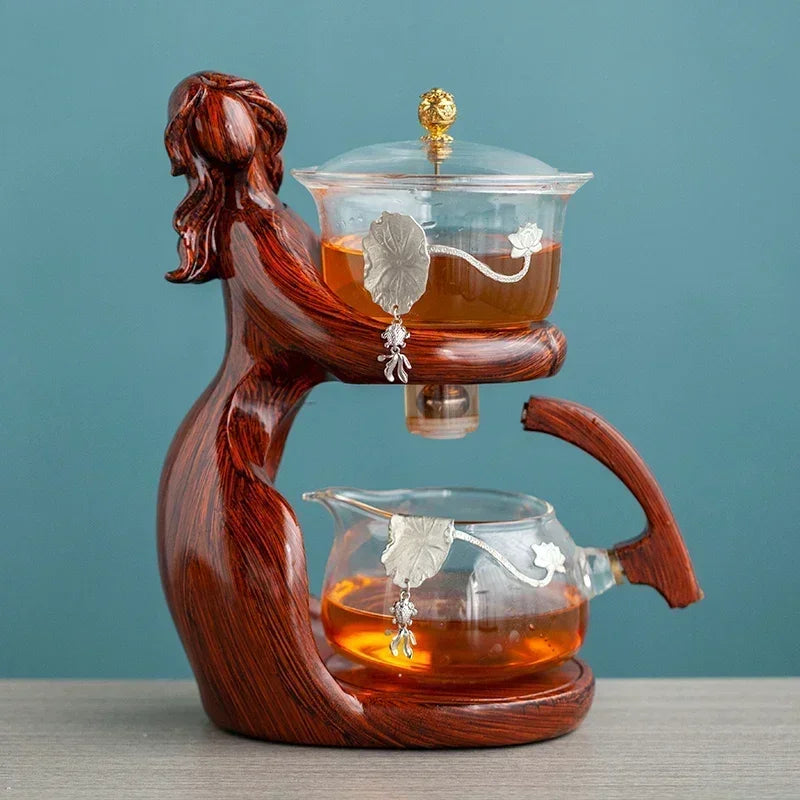 Nature Harmony Wooden Teapot