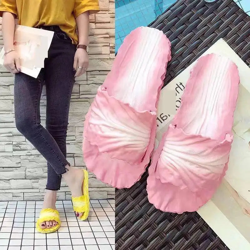Cabbage Design Anti-Slip Slippers