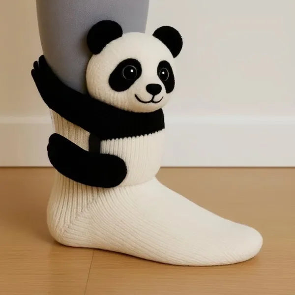 Animal Crew Plush Cozy Socks