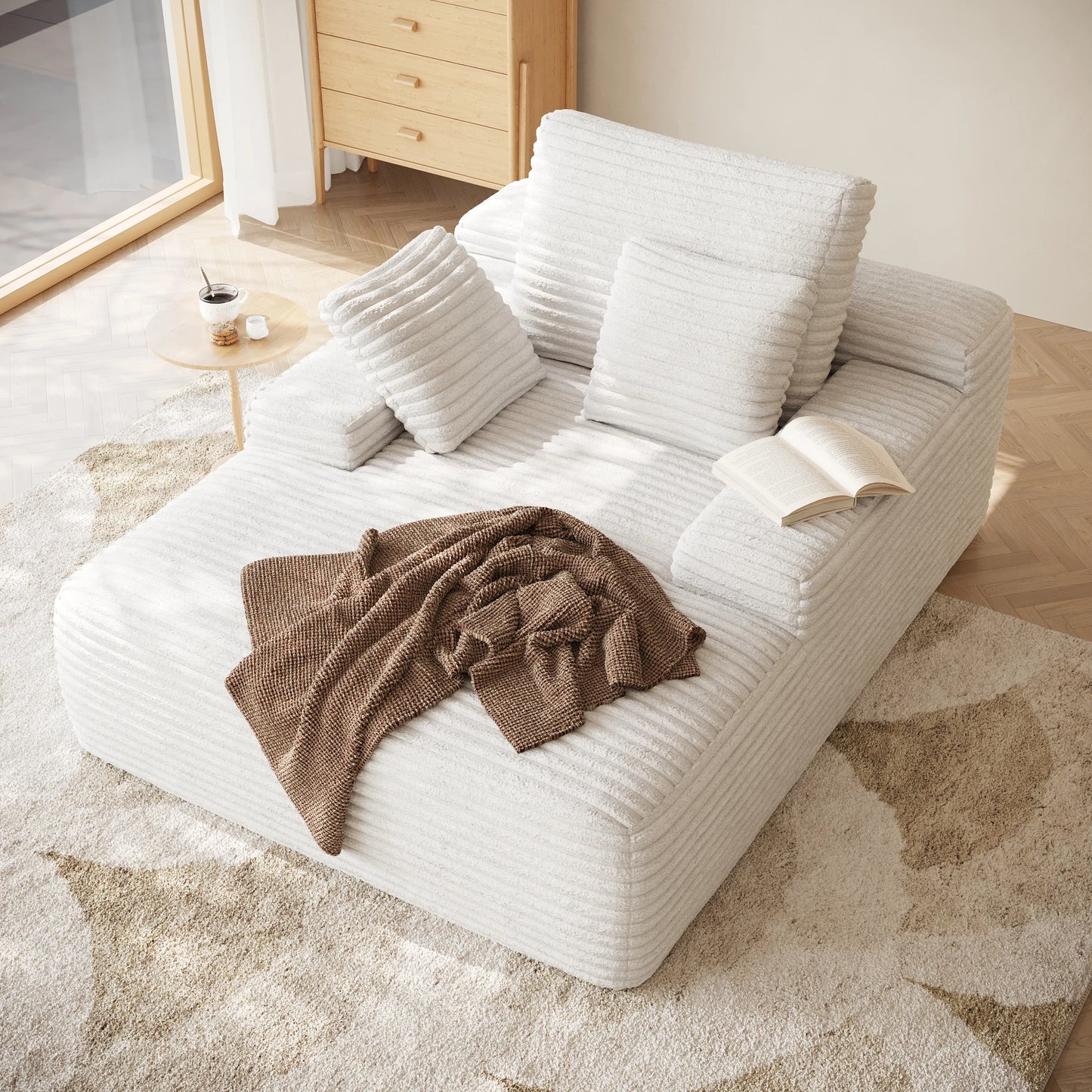 Cloud Feel Floor Sleeping Lounge Sofa
