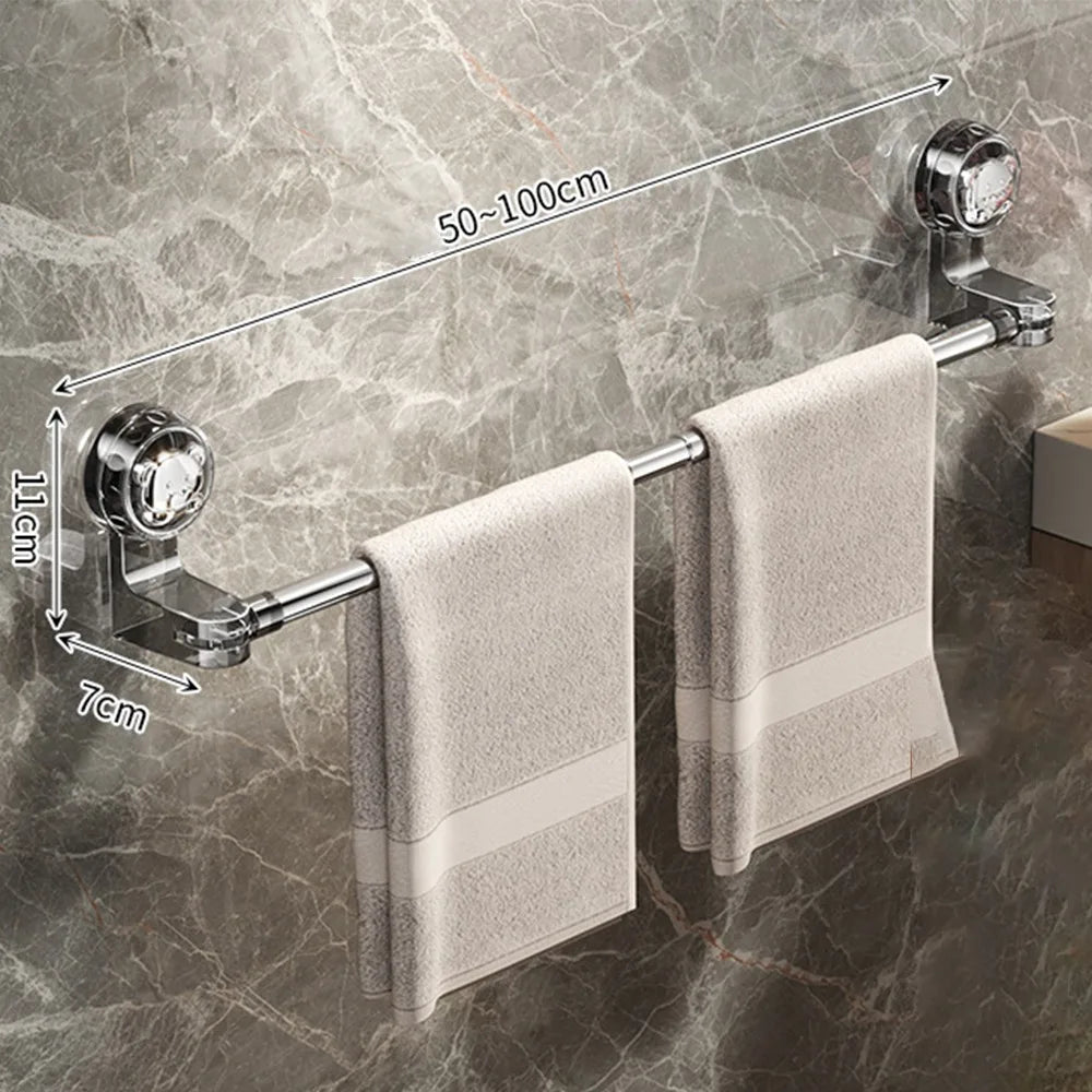 Stick & Store Suction Towel Storage Rack