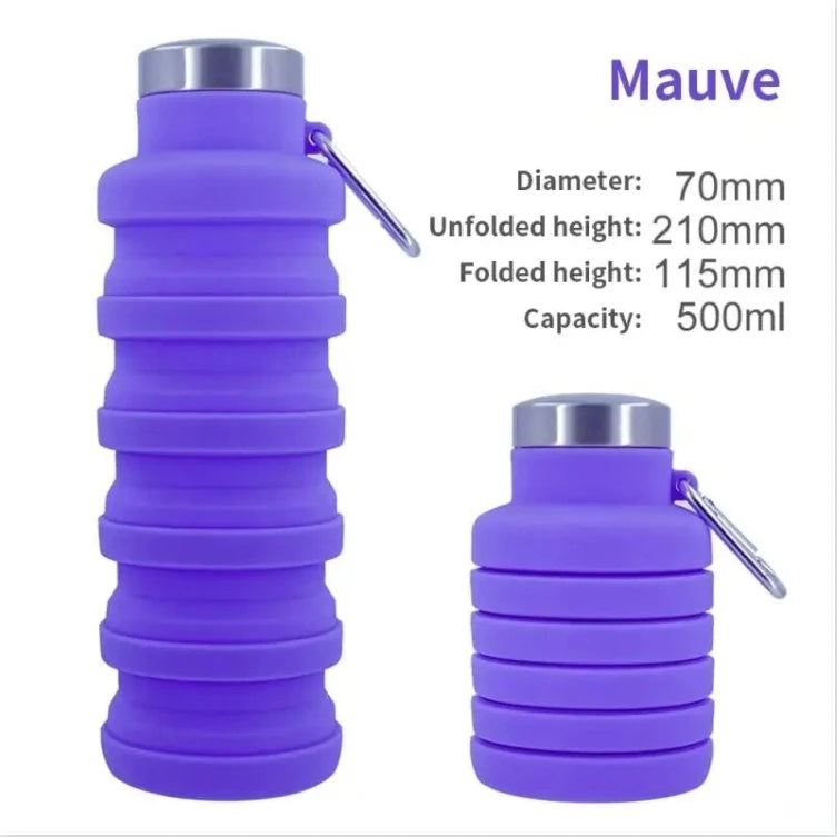 Collapsible Travel Friendly Water Bottle