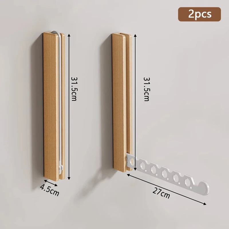 Scandinavian Style Foldable Hanging Clothes Rack