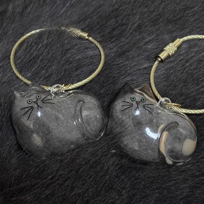 Cat Fur Keepsake Memory Pendant Necklace