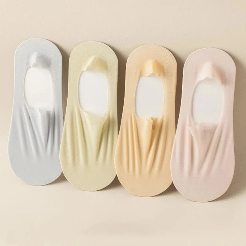 Invisible Breathable Mesh Anti-Slip Socks