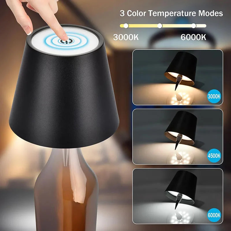 Clip-On Ambient Bottle LED Lamp