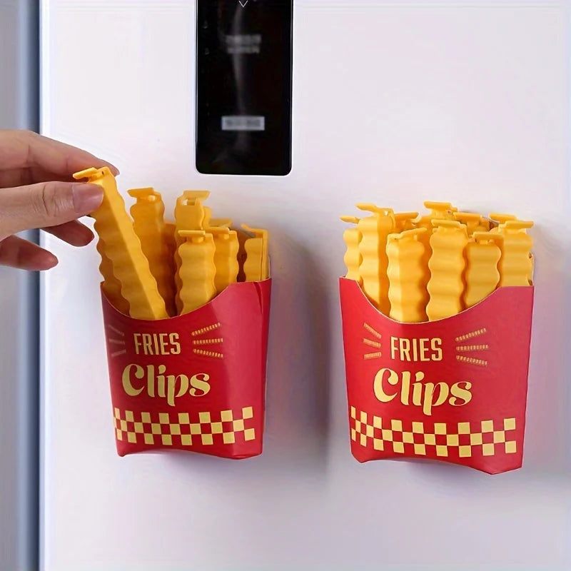 Midnight Snack Magnetic French Fry Bag Sealing Clips