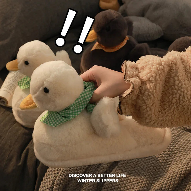 Mini Duck Non-Slip Comfy Slippers