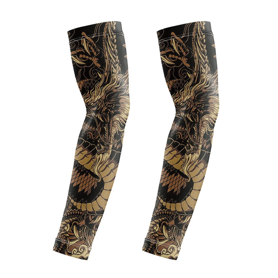 Wild Print Quick-Dry Cooling Arm Sleeves