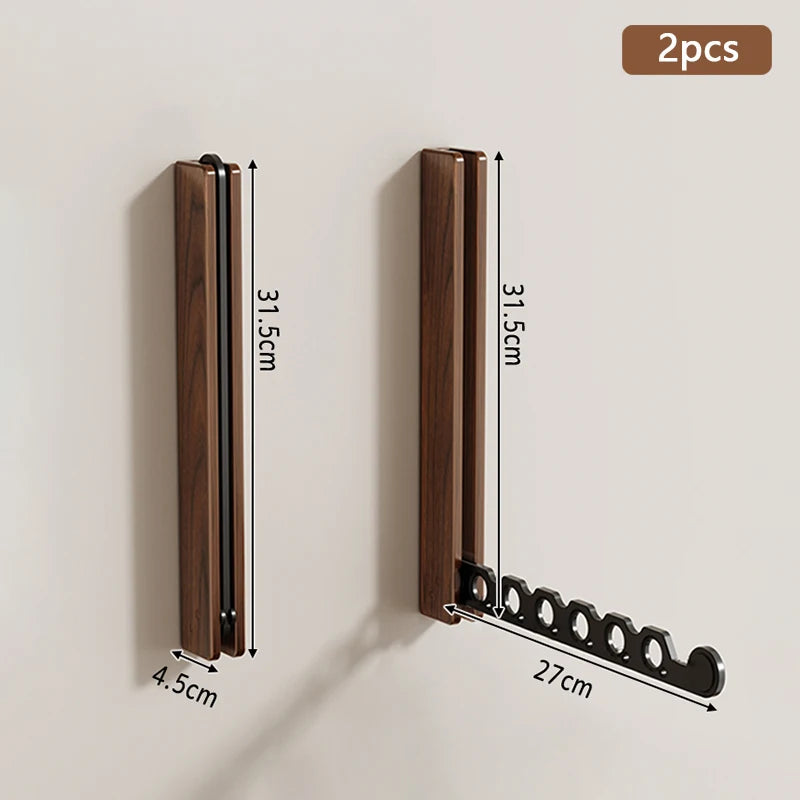 Scandinavian Style Foldable Hanging Clothes Rack