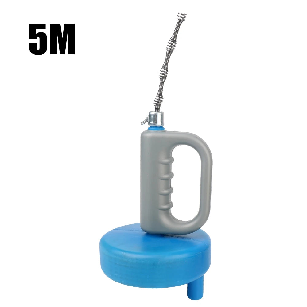 Manual Hand-Crank Drain Snake Shape Plumbing Tool