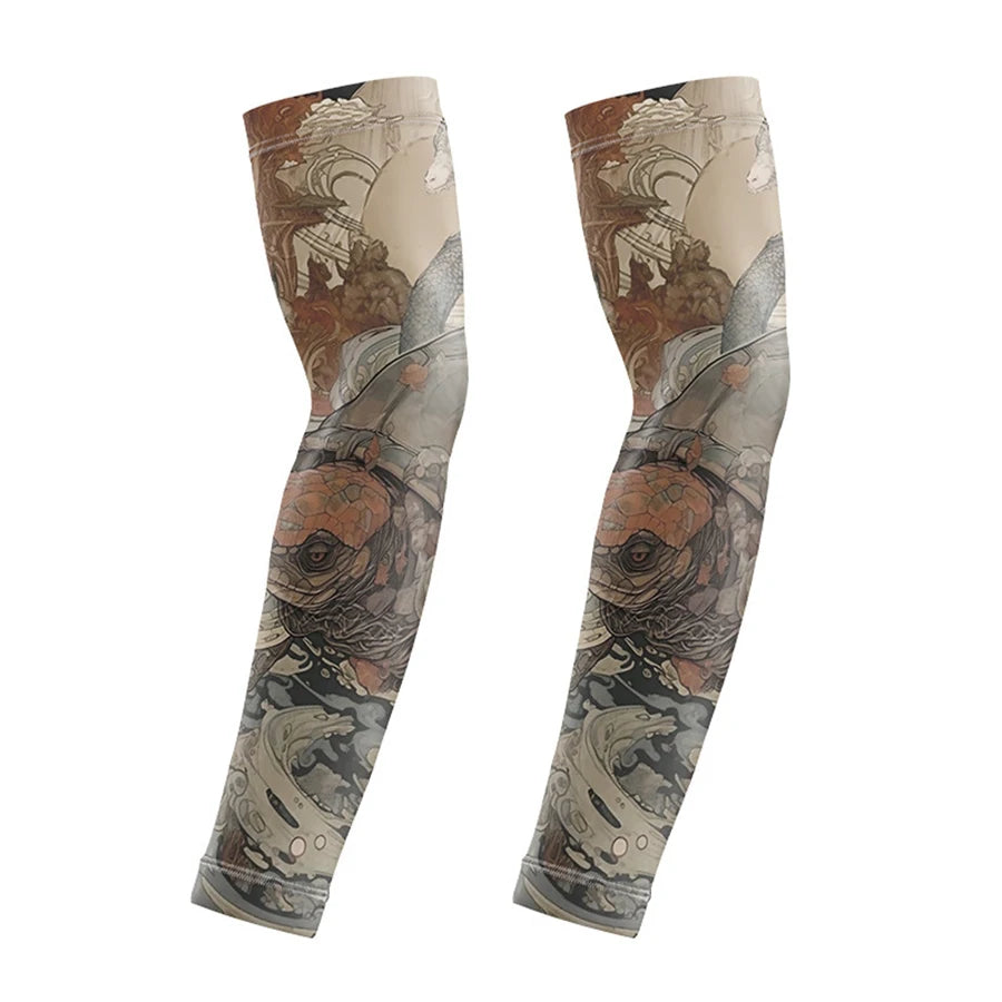 Wild Print Quick-Dry Cooling Arm Sleeves