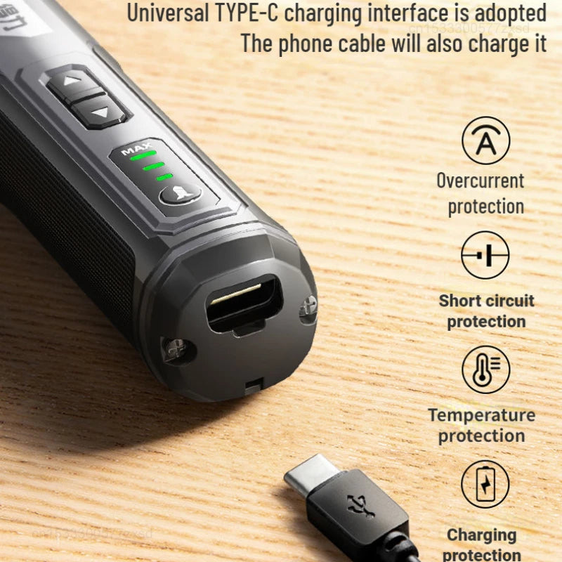 Mini Cordless Rechargeable Electrical Screwdriver Drill Tool Set