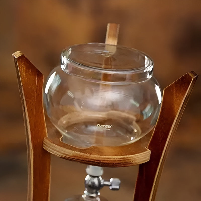 Wooden Handcrafted Ice Drip European Coffee Maker
