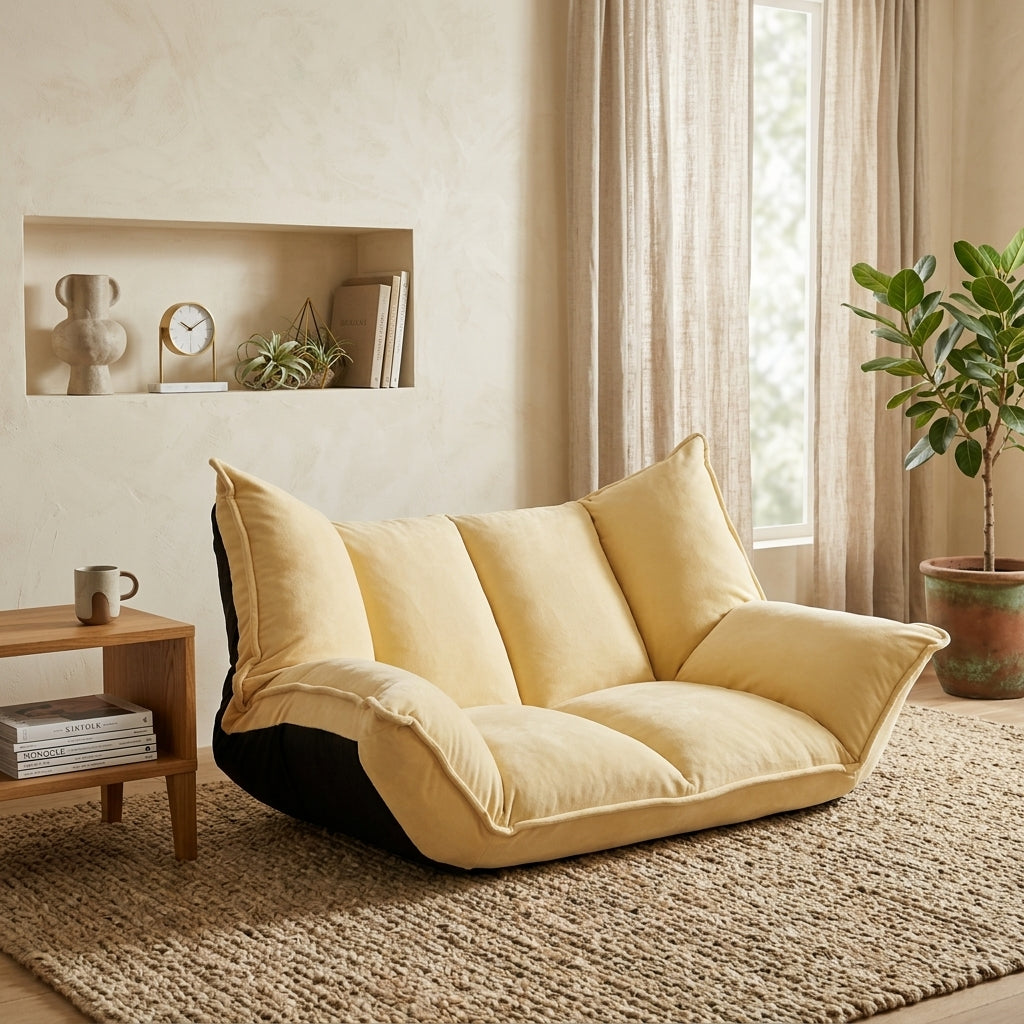 Adjustable Foldable Legless Lounge Sofa