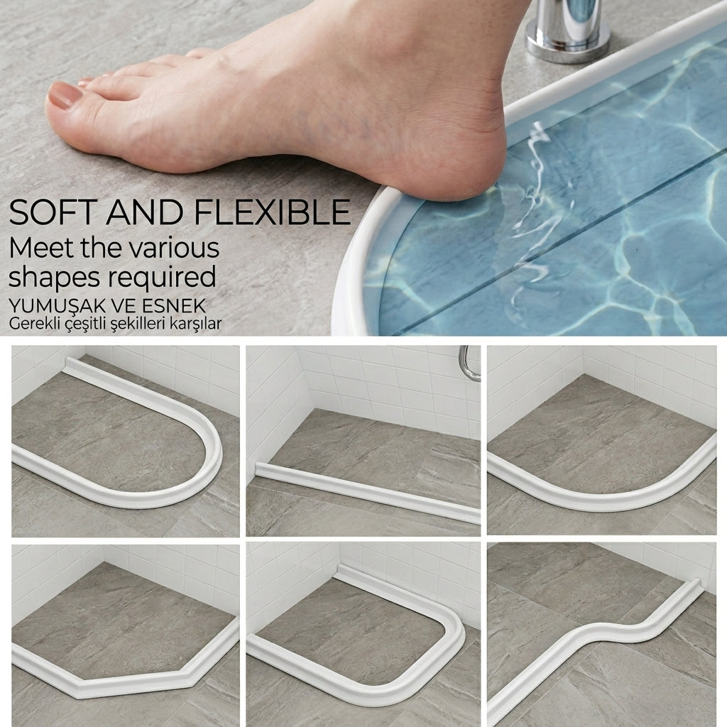 Bathroom Silicone Water Stopper Sticky Rubber