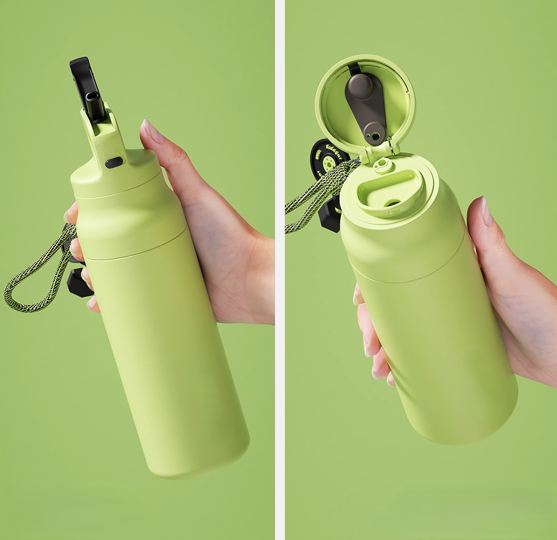 Travel-Ready Double Wall Sport Thermos