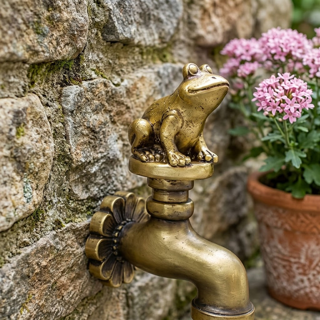 Flowing Rainbow Resin Statue Garden Decor